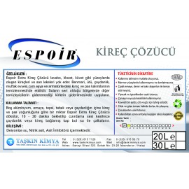 Kireç Çözücü - 30 Kg